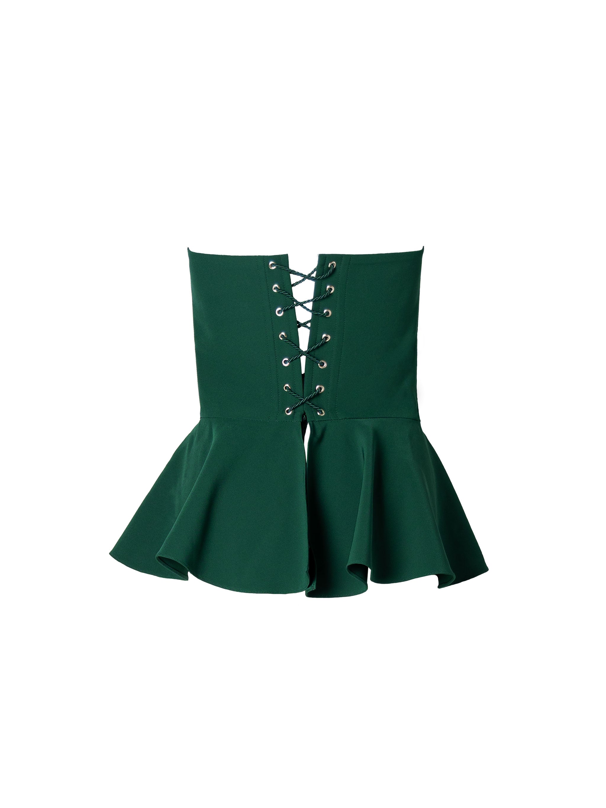 Corset peplum top clearance